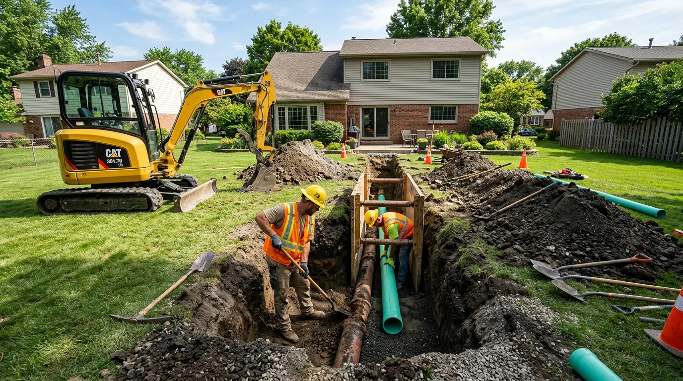 Sewer Line Installation in Bradley, IL